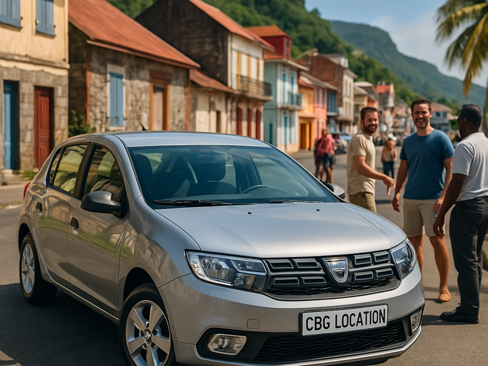 Dacia Sandero remise de clés Martinique