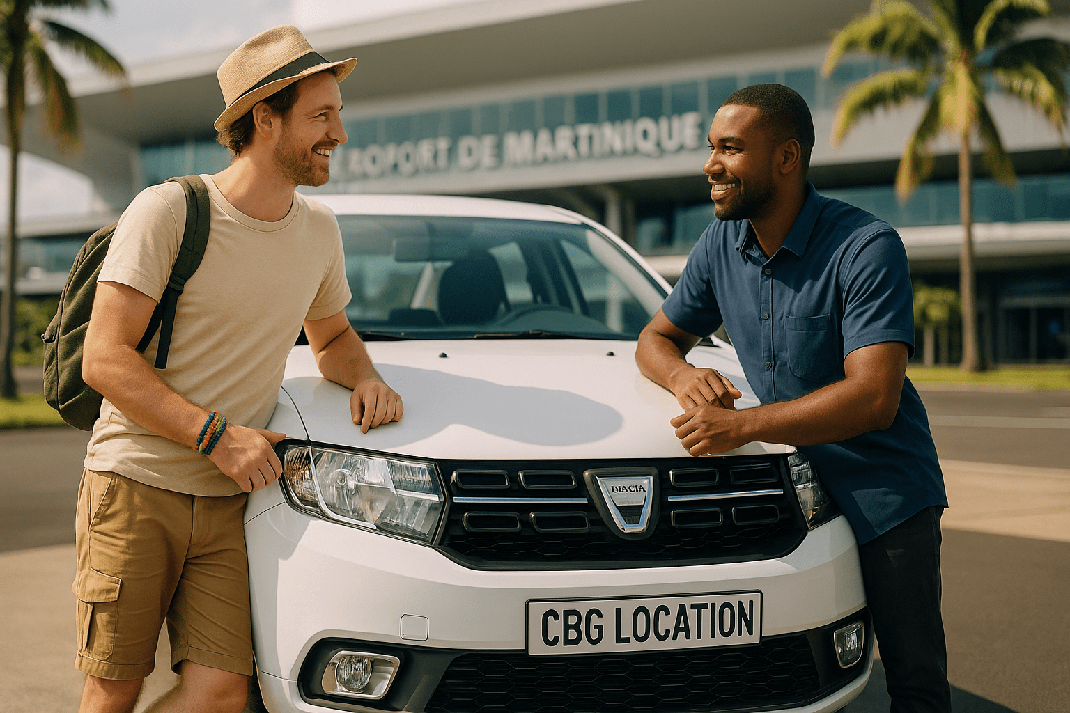 Dacia Logan remise de clés aéroport Martinique