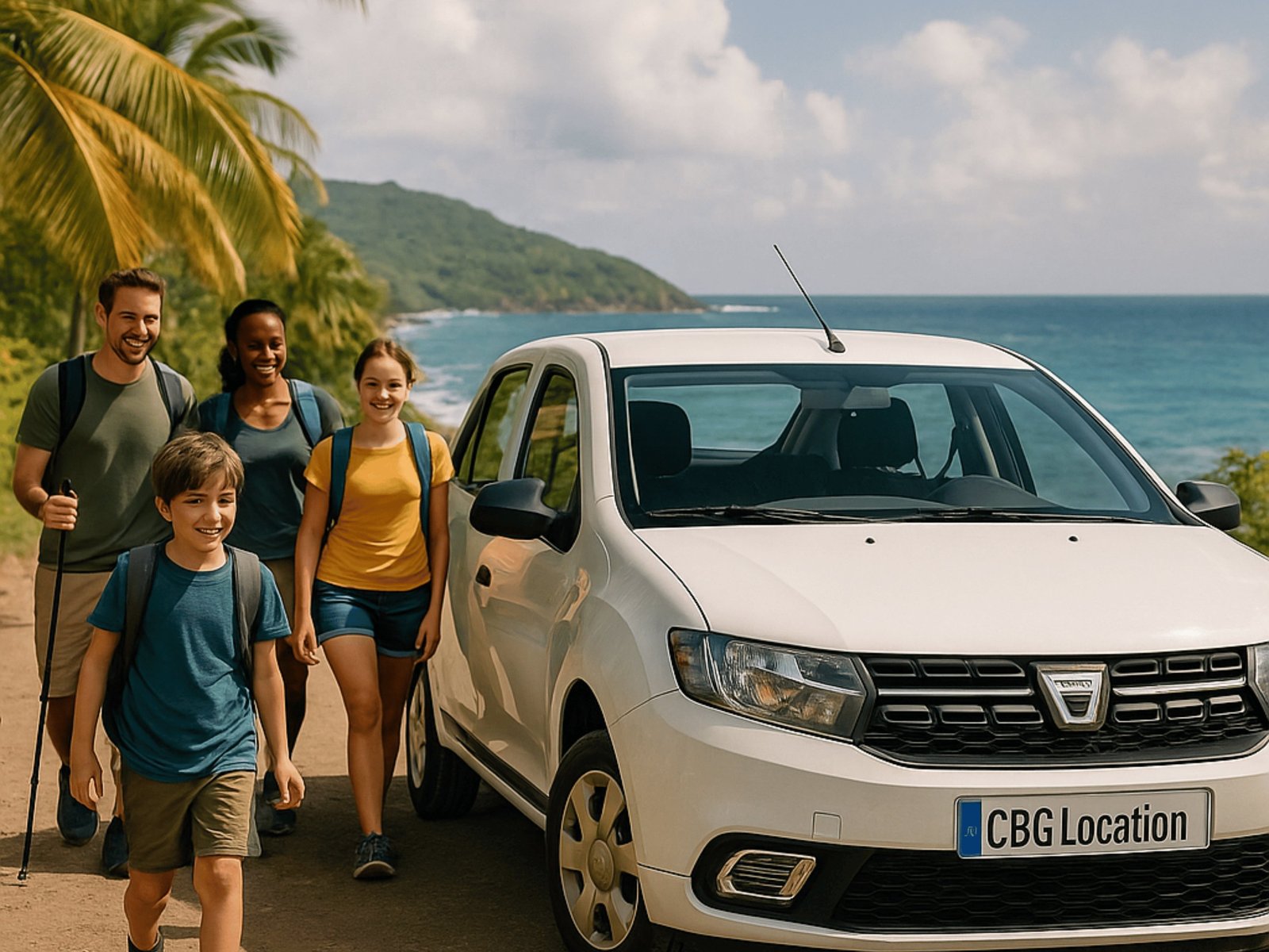Famille CBG Location Martinique bord de mer