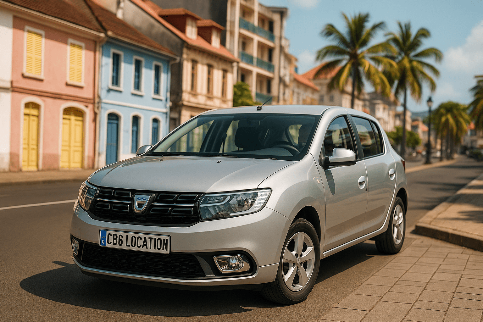 Dacia Sandero CBG Location Fort-de-France Martinique